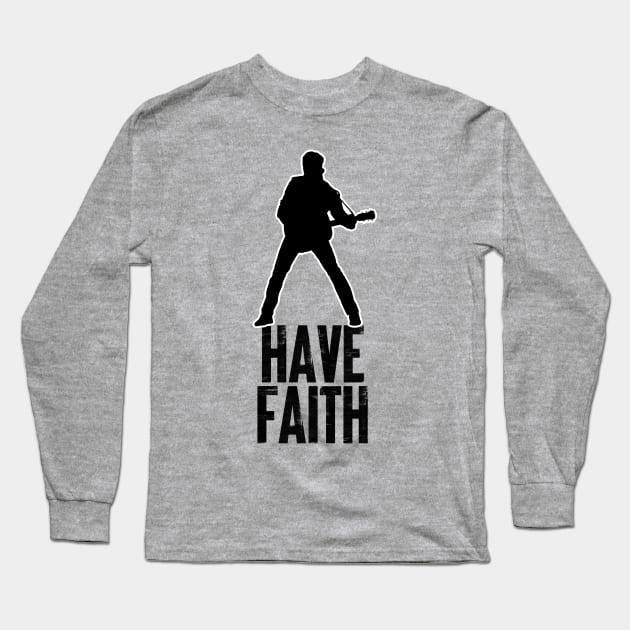 George Michael / Faith Long Sleeve T-Shirt by DankFutura